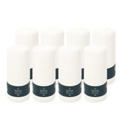 Geurloze Stompkaars Wit 60/150mm 45u 2 x 4 Stuks|Spaas Discount