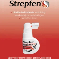 Strepfen 8,75 Mg Keelspray< Luchtwegen