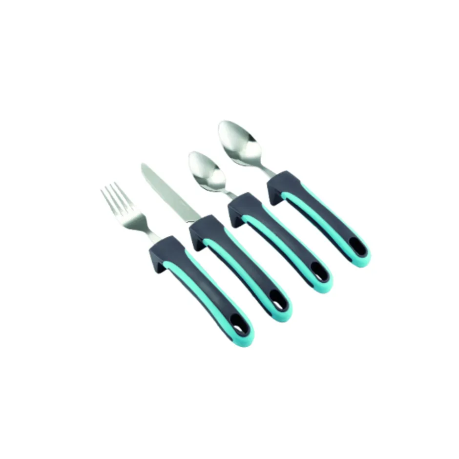 Sundo ergonomische bestekset 4 delig< Comforthulpmiddelen