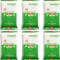 Swash Washandjes Geparfumeerd Oranje 5 Stuks< Huishoudelijk Textiel