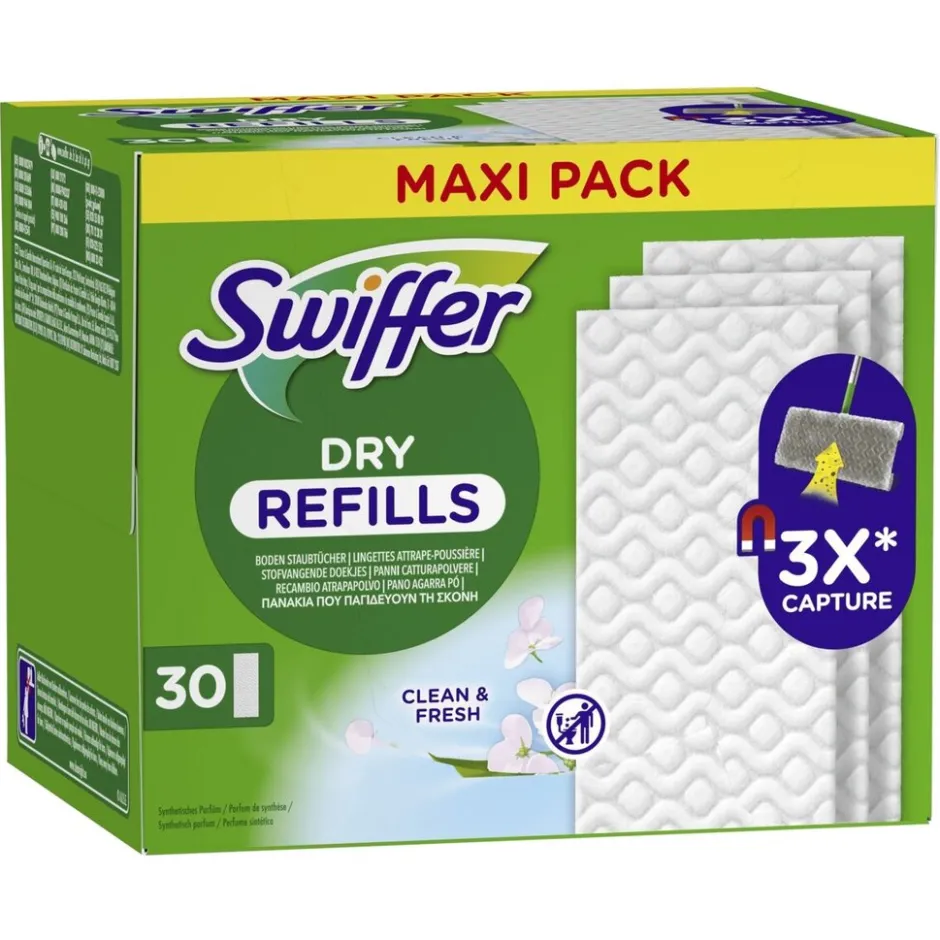 Clean & Fresh Droge Vloerdoekjes Navullingen|Swiffer Best