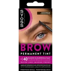 Brow Tint Donkerbruin Permanente Wenkbrauwverf|Syoss Clearance