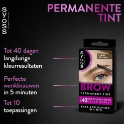 Brow Tint Lichtbruin Permanente Wenkbrauwverf|Syoss Discount