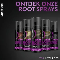 Syoss Donker Bruin Uitgroeispray< Haarverf