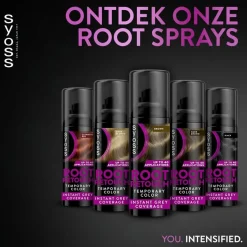 Syoss Donker Midden Bruin Uitgroeispray< Haarverf