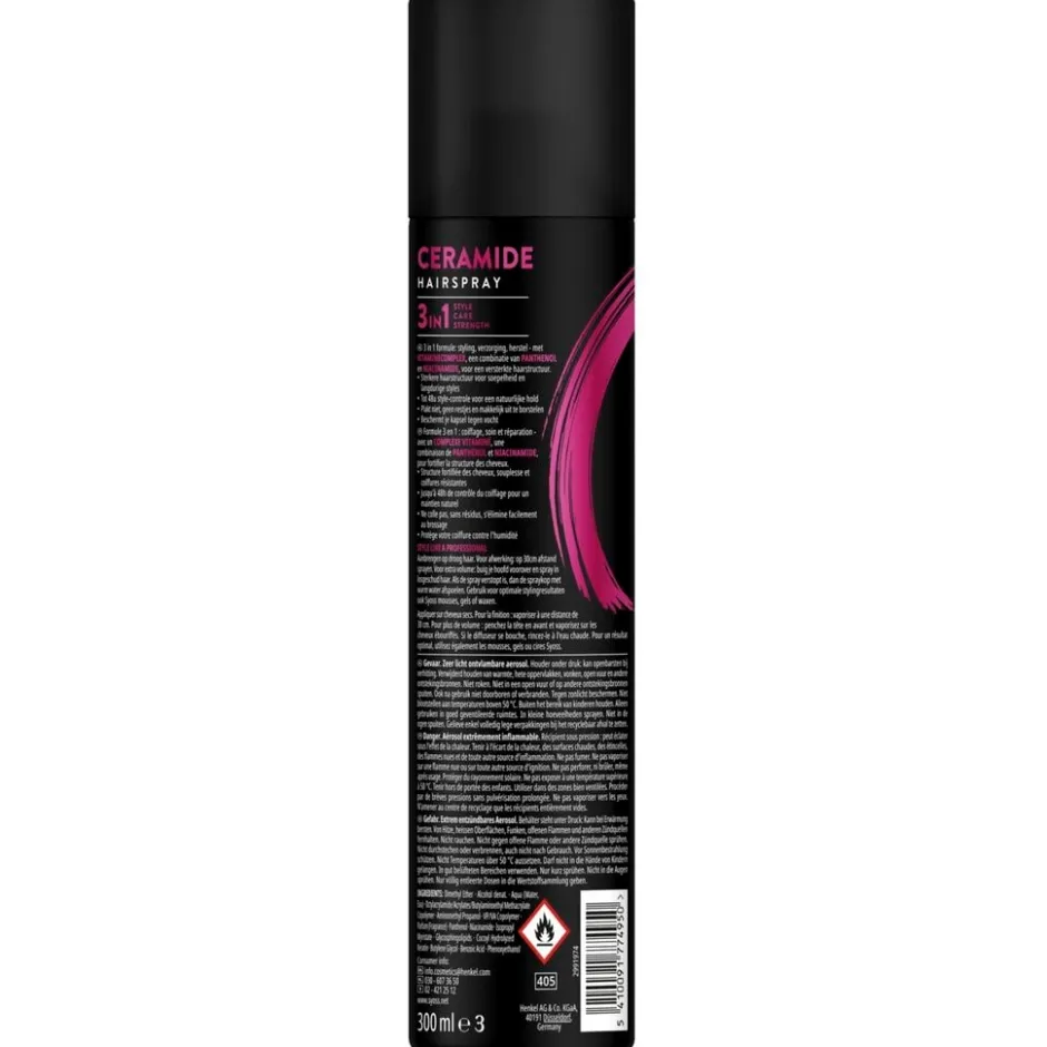 Syoss Hold 5 Ceramide Haarspray< Haarlak