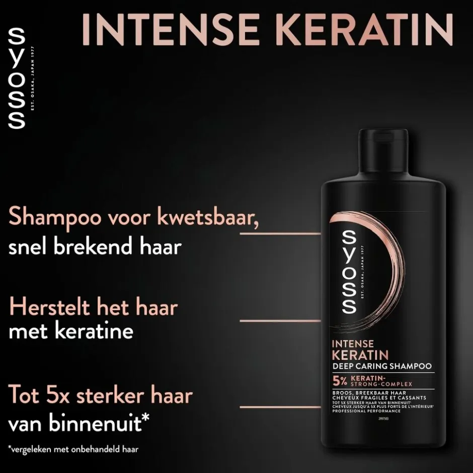 Intense Keratin Deep Caring Shampoo|Syoss Clearance