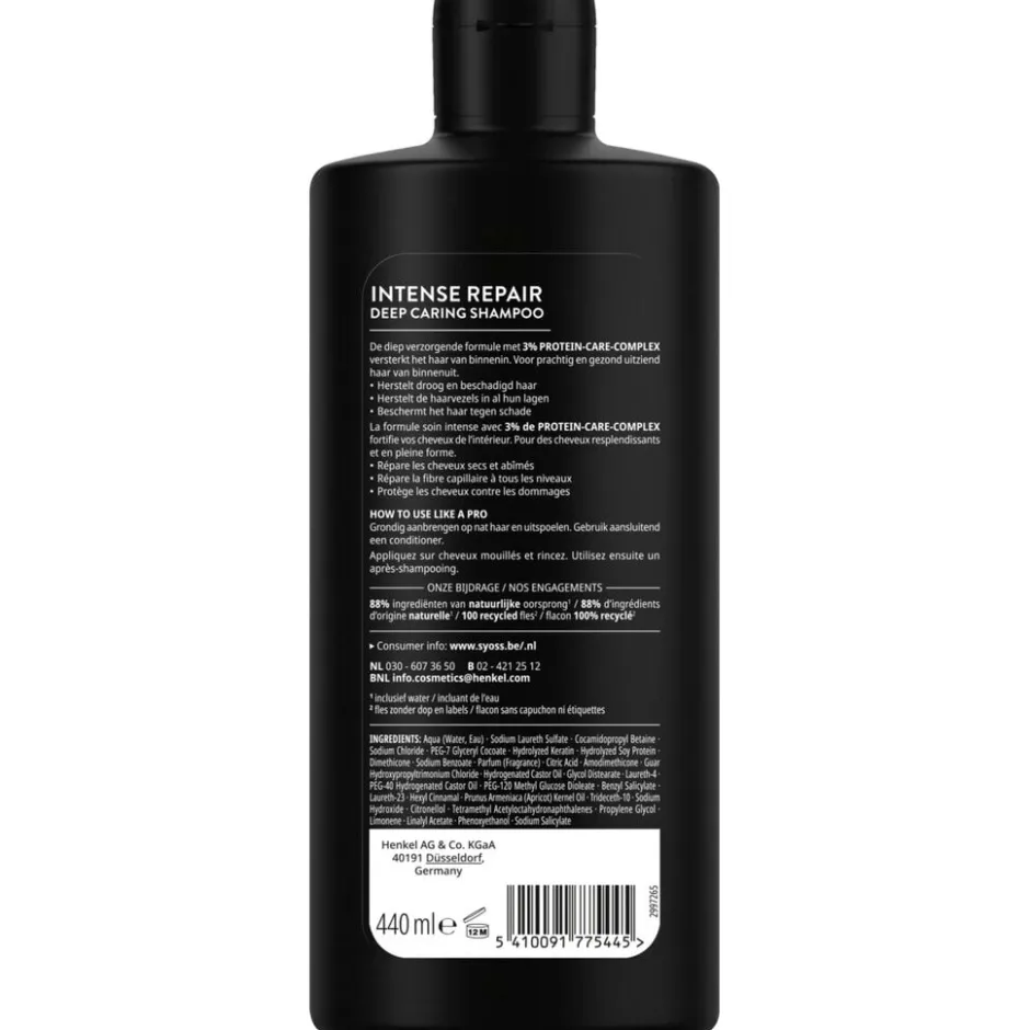 Intense Repair Deep Caring Shampoo|Syoss