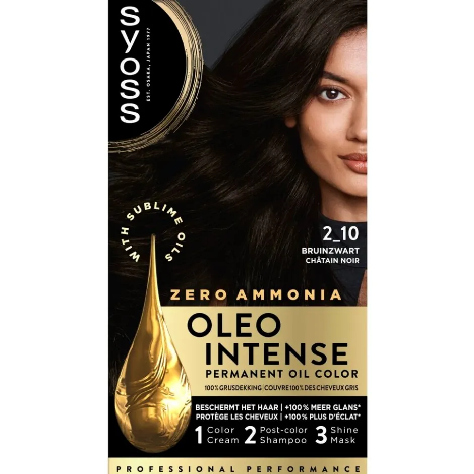 Syoss Oleo Intense 2-10 Bruinzwart Haarkleuring< Haarverf