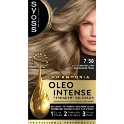 Oleo Intense 7-58 Cool Beige Blond Haarkleuring|Syoss Hot