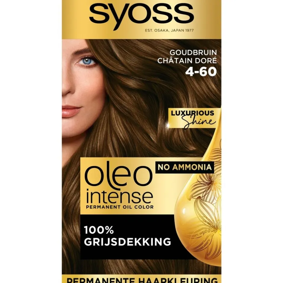 Oleo Intense 4-60 Goudbruin Haarkleuring|Syoss Hot