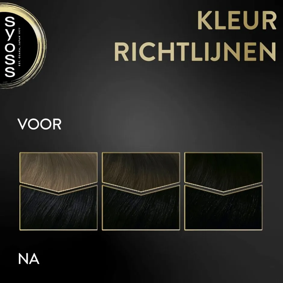 Syoss Oleo Intense 1-10 Intens Zwart Haarkleuring< Haarverf