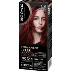 Syoss Permanent Color 5-29 Intens Rood Permanente Haarkleuring< Haarverf