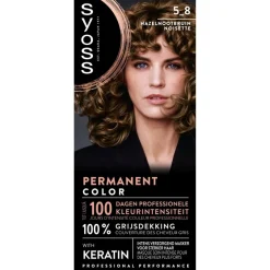 Salonplex 5-8 Hazelnootbruin Permanente Haarkleuring|Syoss Discount