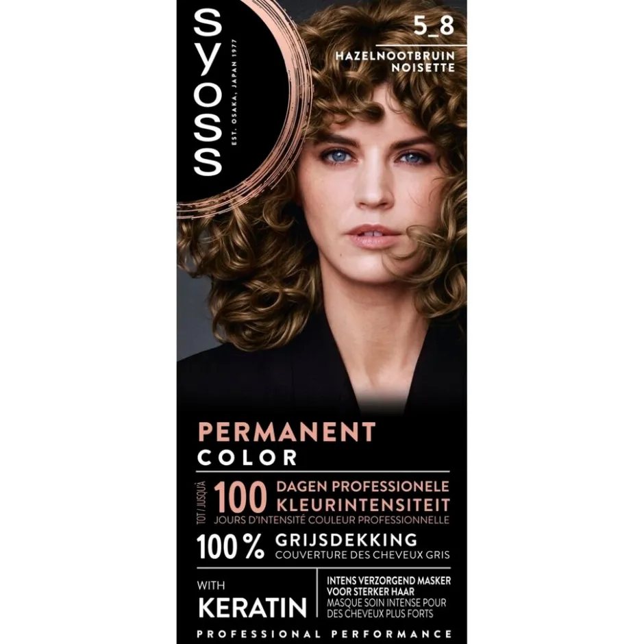 Salonplex 5-8 Hazelnootbruin Permanente Haarkleuring|Syoss Discount