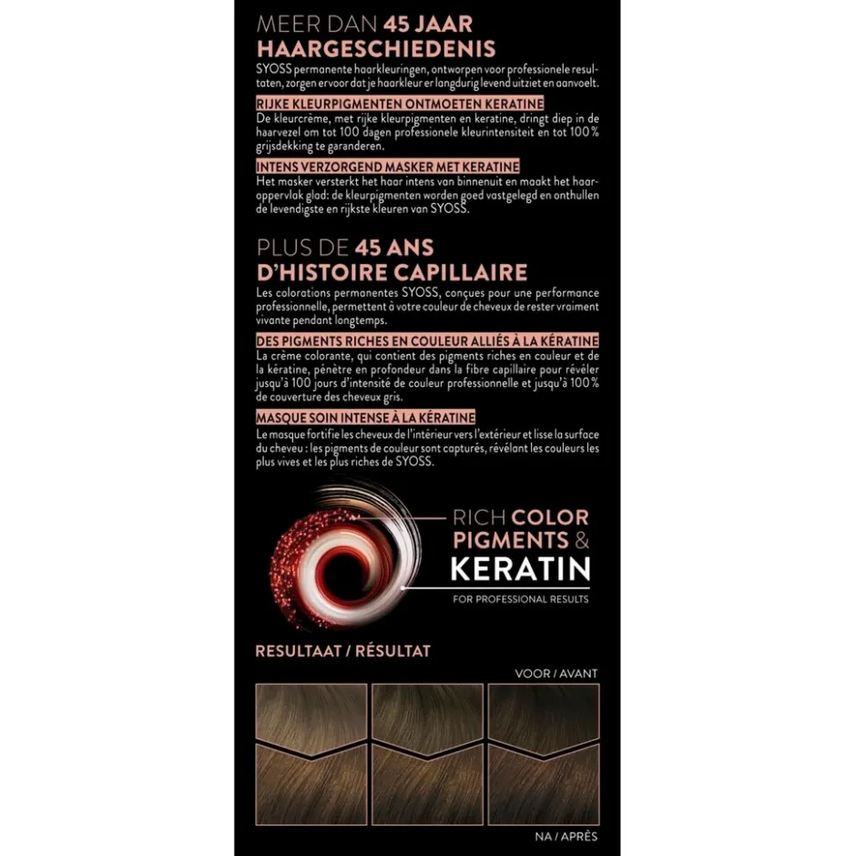Salonplex 5-8 Hazelnootbruin Permanente Haarkleuring|Syoss Discount