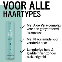 Taft Aloe Boost Hold 4 Hairspray< Haarlak