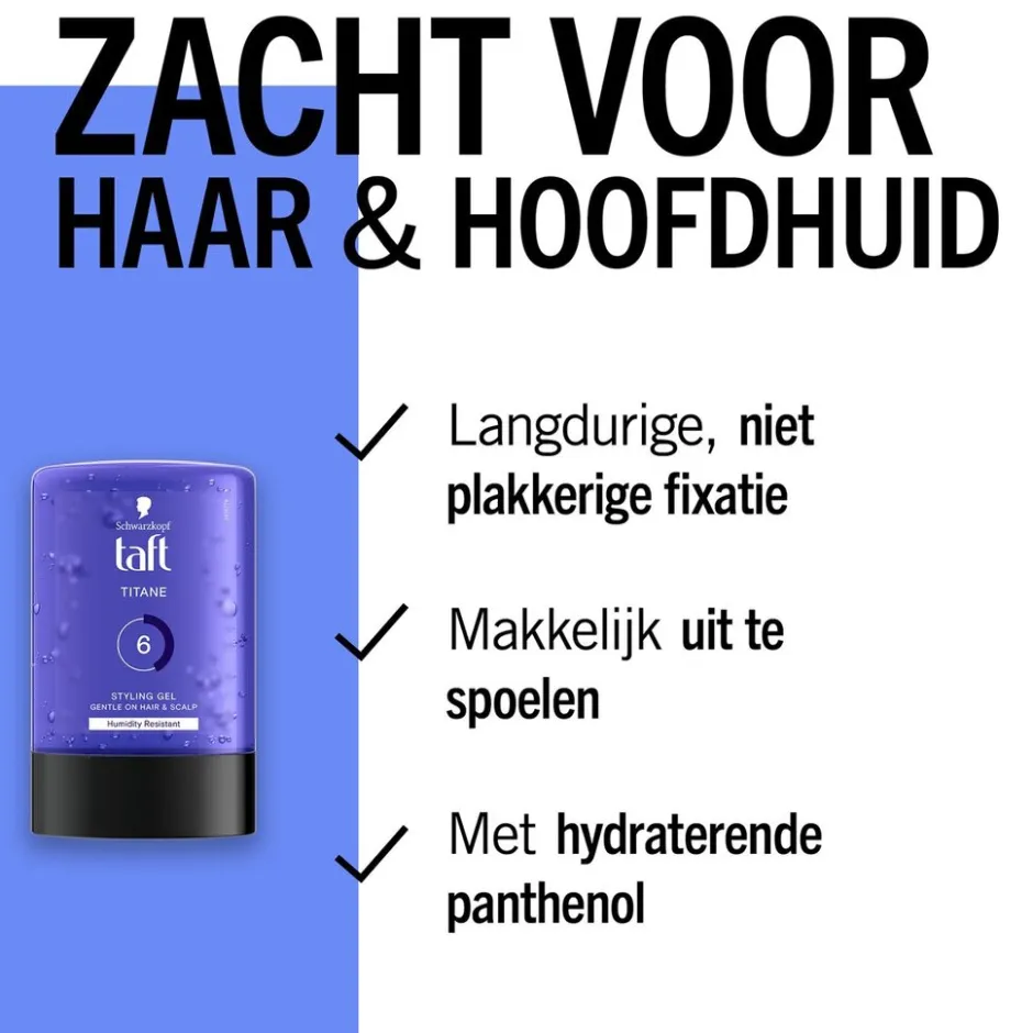 Taft Titane Level 6 Haargel< Haargel