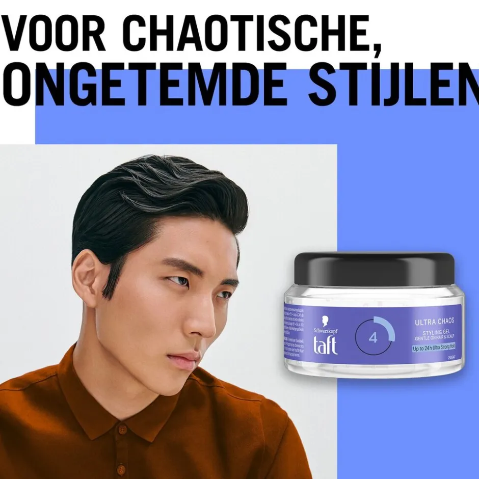 Taft Ultra Chaos Power Hold 4 Styling Gel< Haargel