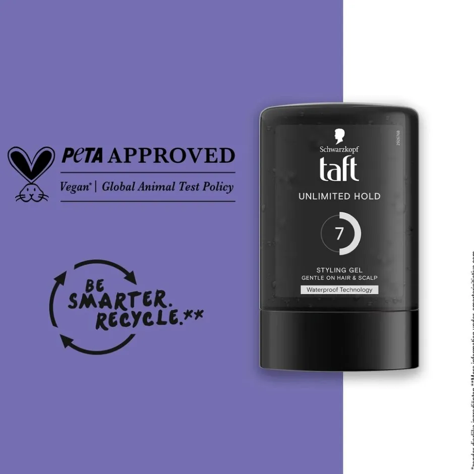 Taft Unlimited Hold Level 7 Haargel< Haargel