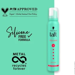 Taft Volume Mega Strong Level 5 Haarmousse< Haarmousse