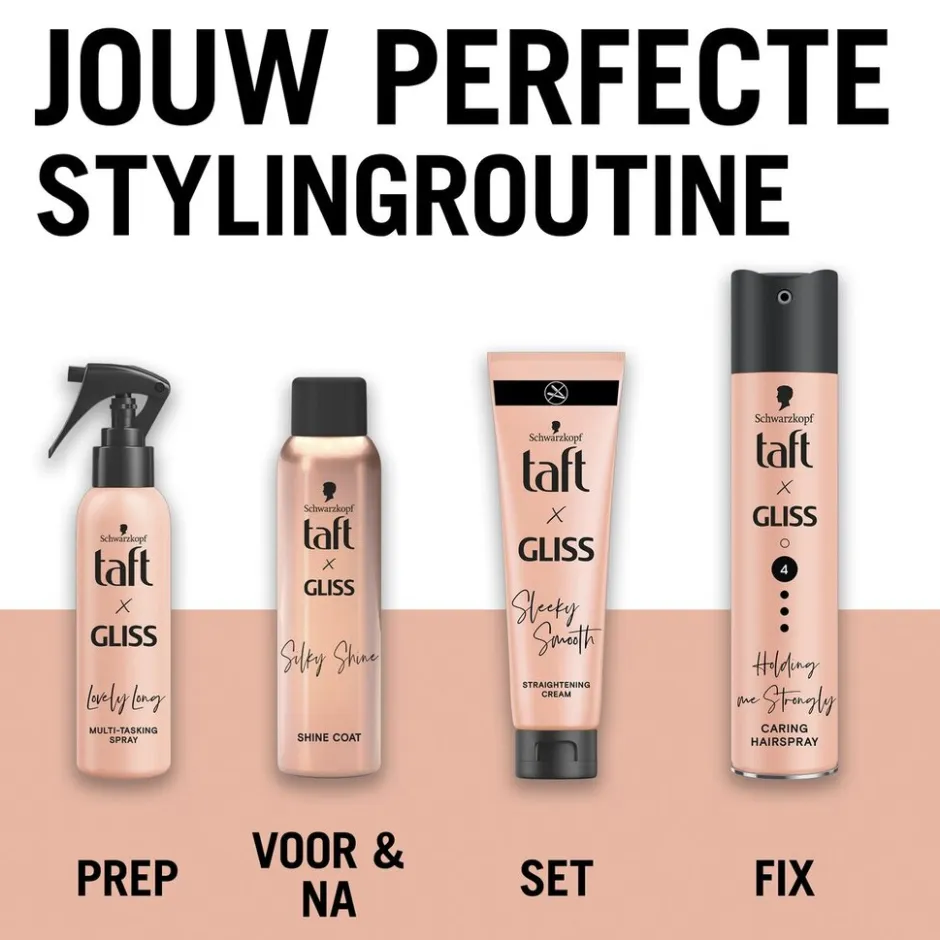 x Gliss Silky Shine Spray|Taft Hot