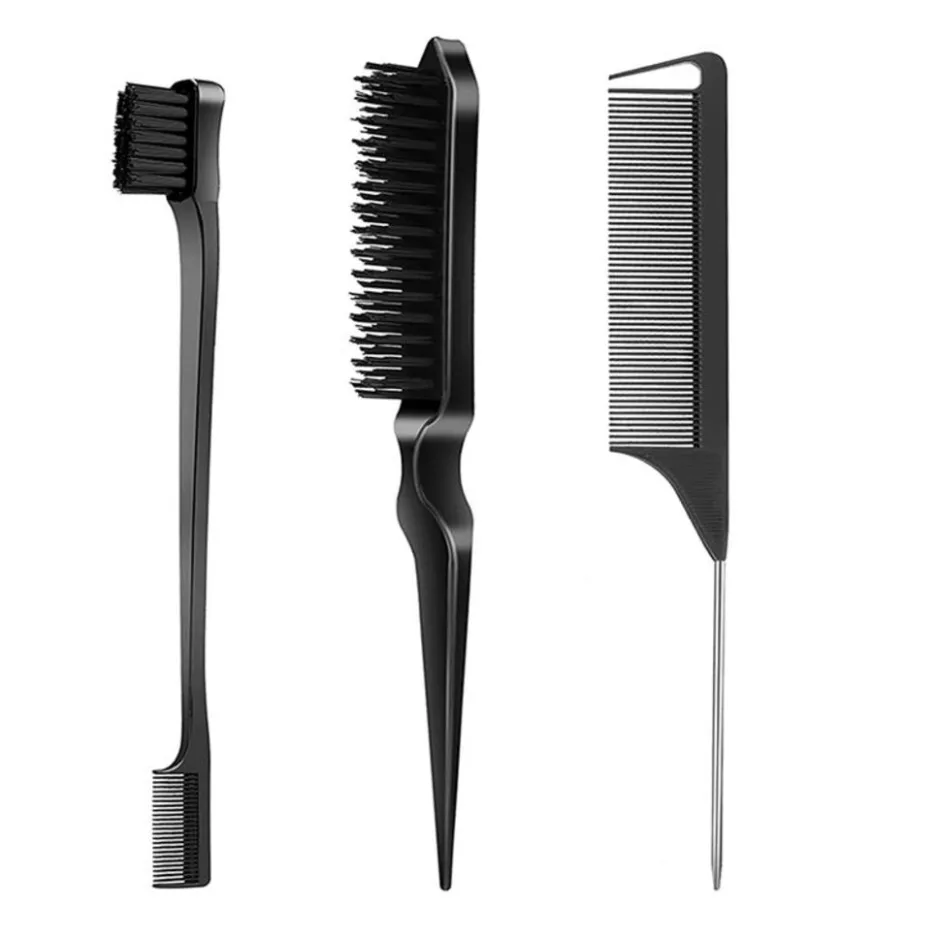 TBC Dual Edge Comb and Brush, 3 sets| Hot