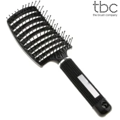 TBC Ontklittende Haarborstel, Vented Flex Curve< Haarborstels