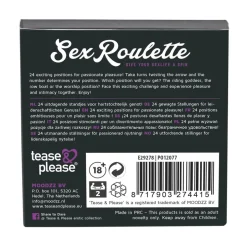 Tease & Please Tease & Plaease Sex Roulette Kamasutra Spel voor Koppels< Erotische Spellen
