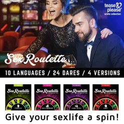 Tease & Please Tease & Plaease Sex Roulette Kamasutra Spel voor Koppels< Erotische Spellen