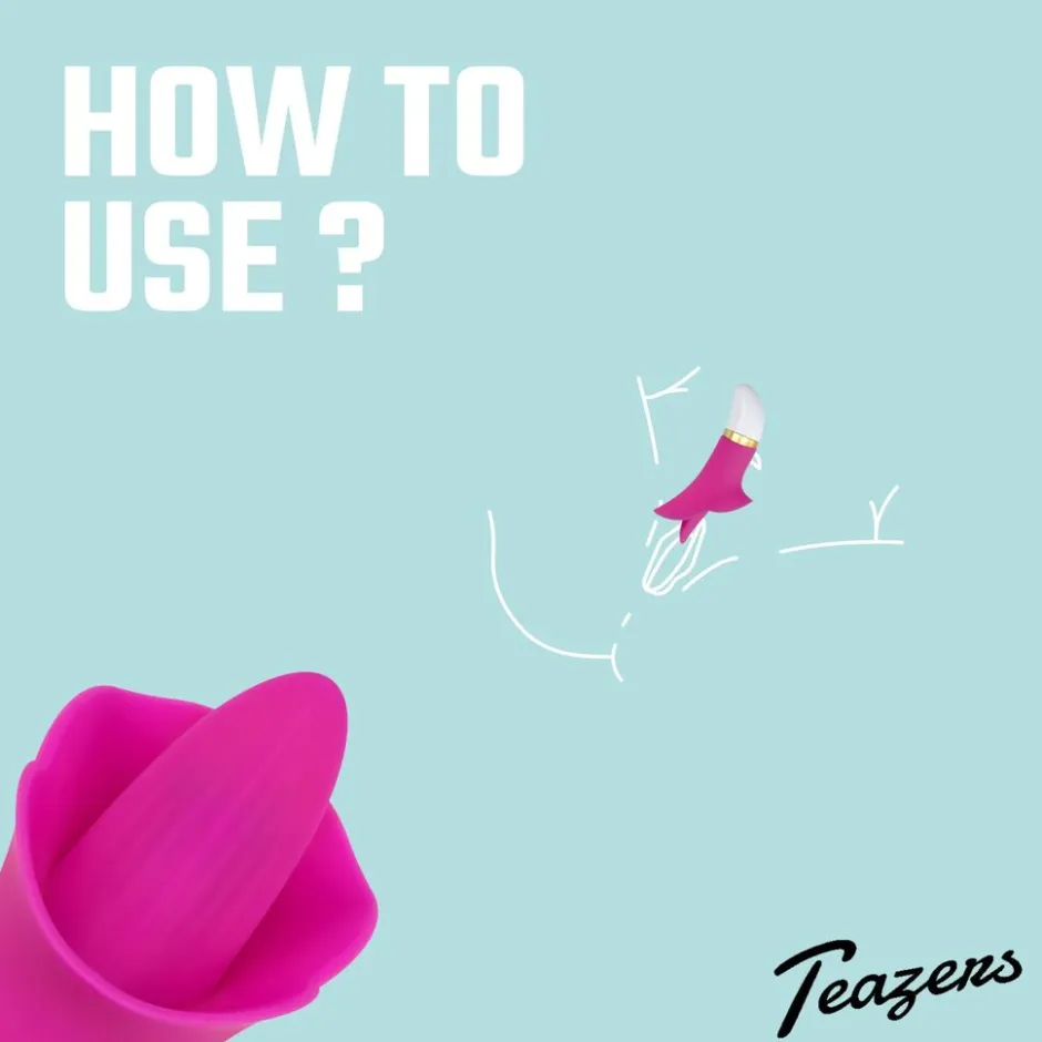 Clitoris Vibrator Met Tong|Teazers Hot