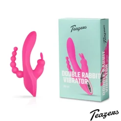 Teazers Dubbele Rabbit Vibrator< Seksspeeltjes