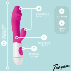 Teazers Realistische Rabbit Vibrator< Seksspeeltjes