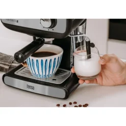 Aroma 400 Espressomachine Koffiemachine met Melkopschuimer|Teesa Outlet