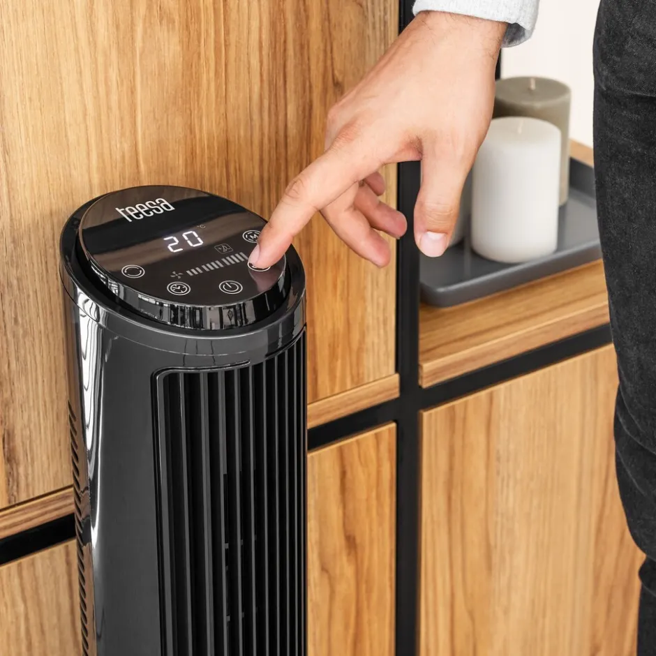 Teesa compacte torenventilator kolomventilator met ascillatie< Ventilatoren