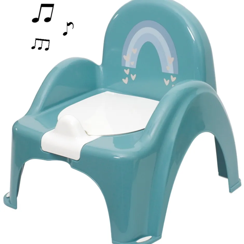 Meteo Eco Turquoise Potty Trainer met Muziek|Tega Baby Clearance