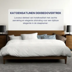 Ten Cate 100% Katoensatijnen Eenpersoons Dekbedovertrek< Slapen