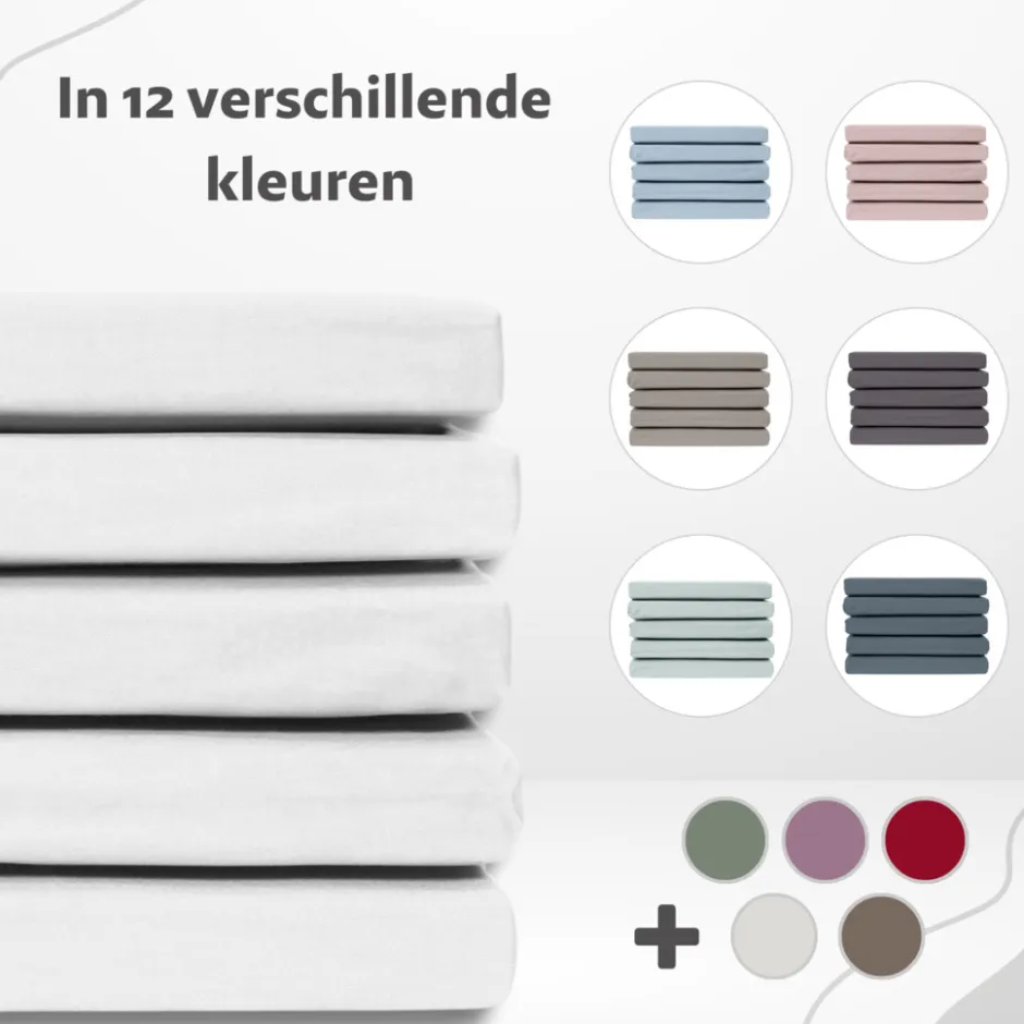 100% Katoensatijnen Hoeslaken|Ten Cate Discount