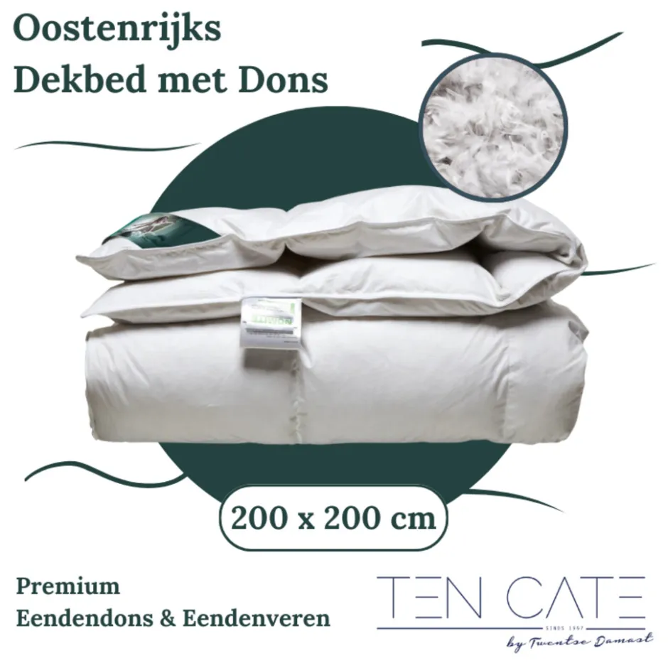 Ten Cate Oostenrijks Dekbed met dons< Slapen