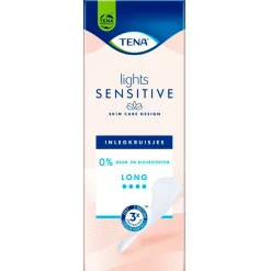Lights by Tena Tena Lights Sensitive Long Inlegkruisjes< Incontinentie