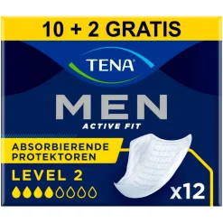 Men Active Fit Level 2 Absorbent Protector|Tena New