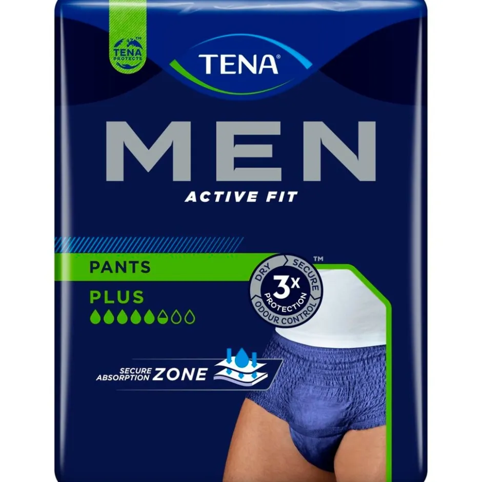 Tena Men Active Fit Pants Plus Incontinentiebroekjes< Incontinentie