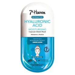 7th Heaven Nutriactive Hyaluronic Acid Moisturising Sheet Mask< Gezichtsmaskers
