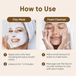 Rice Pure Clay Mask to Foam Cleanser|THANK YOU FARMER New