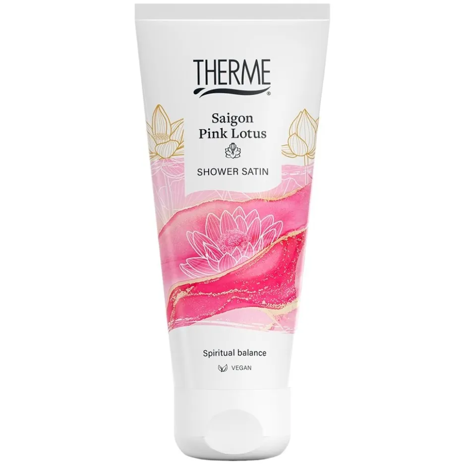 Saigon Pink Lotus Shower Satin Douchecrème|Therme Best