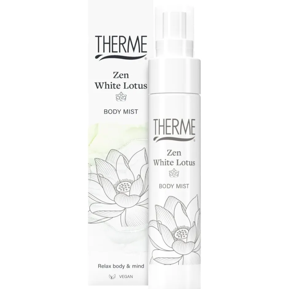 Zen White Lotus Energizing Body Mist|Therme