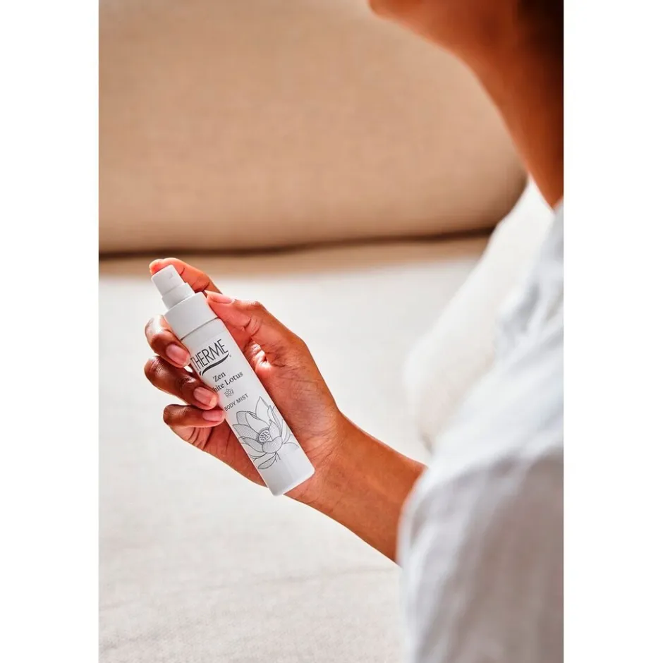 Zen White Lotus Energizing Body Mist|Therme