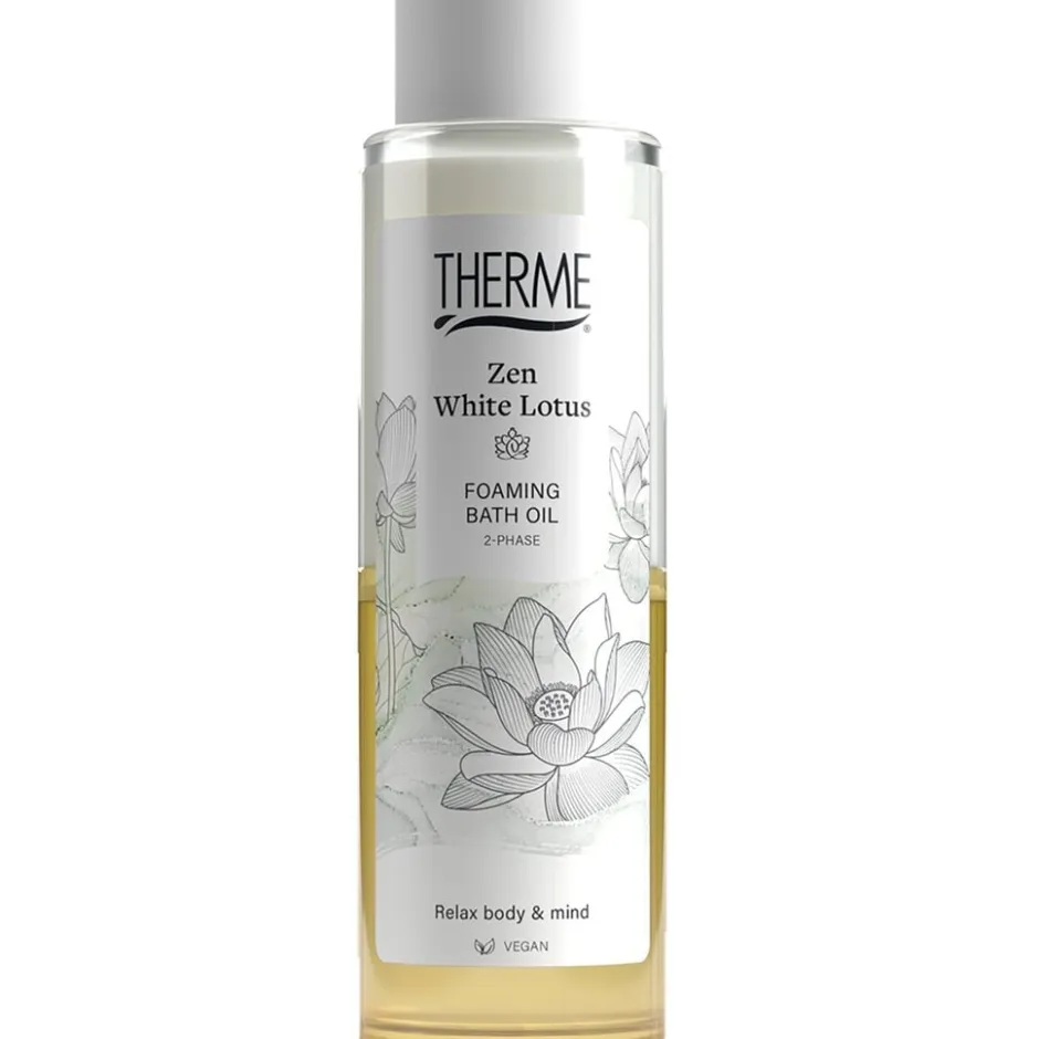 Therme Zen White Lotus Foaming Bath Oil< Badschuim