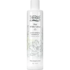 Zen White Lotus Moisturising Shower Oil|Therme Hot