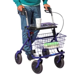 Thuasne Rollator Quatro Blauw< Mobiliteitshulpmiddelen